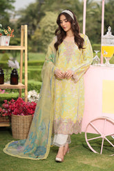 3-PC Unstitched Embroidered Lawn Lifestyle By Rang Rasiya | Reena